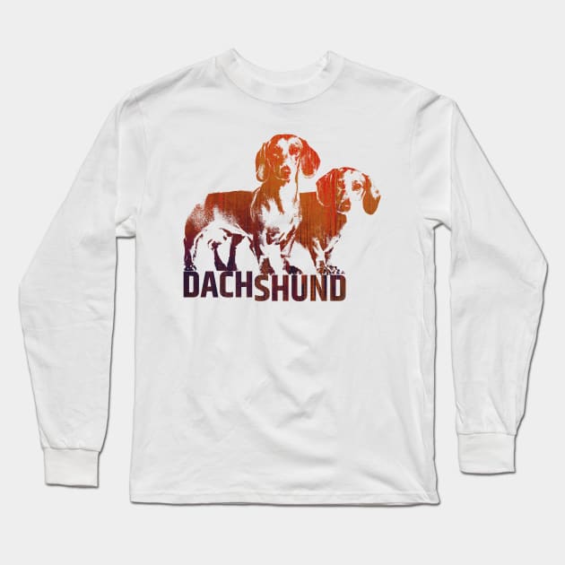 Dachshund dog  - Doxie Long Sleeve T-Shirt by Nartissima